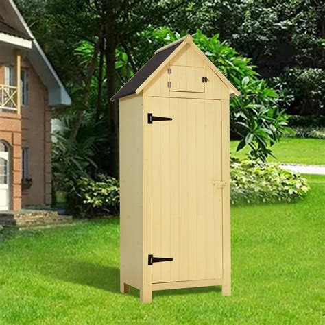 small tall outdoor storage cabinet